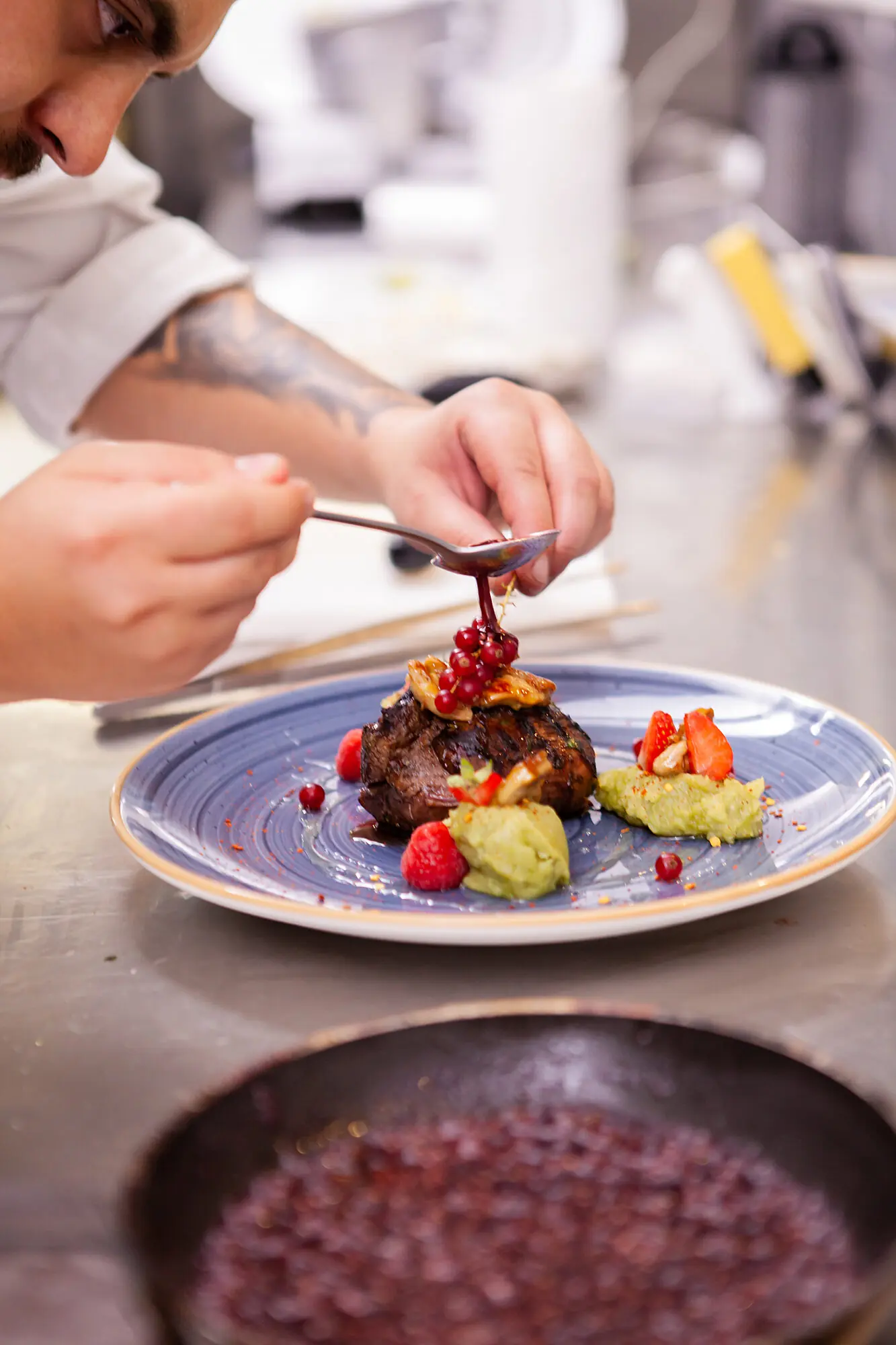 Porcini consommé