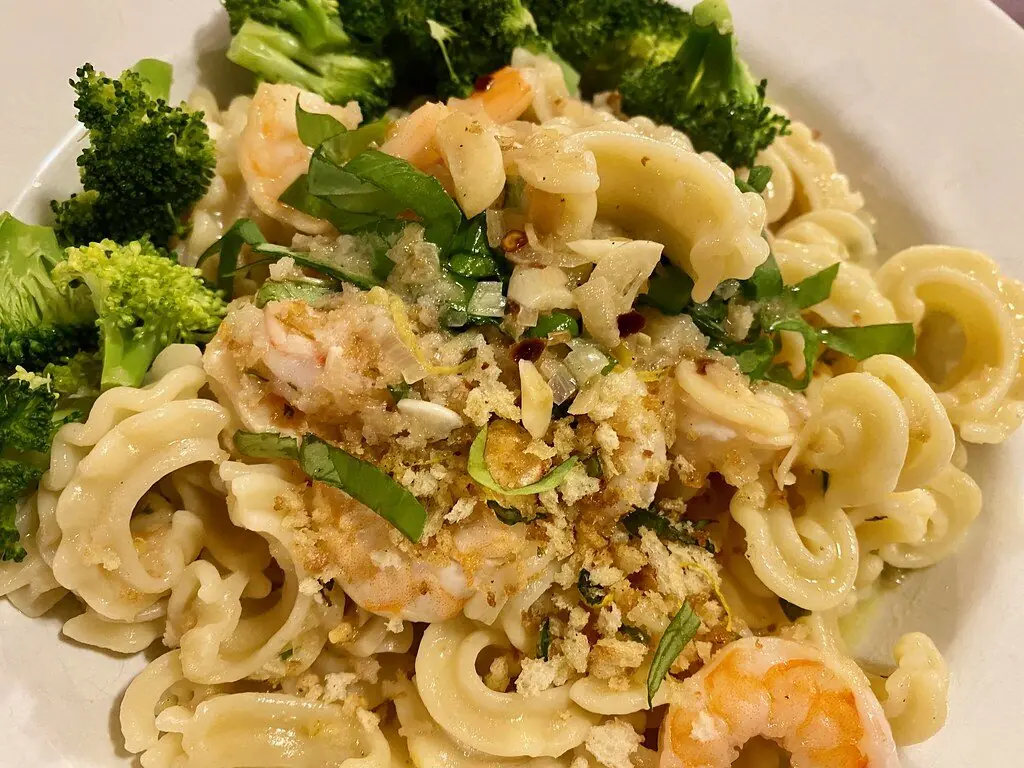 Pljukanci with Kvarner scampi